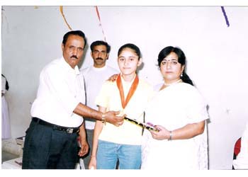 Best Student Award given by chairman and the principal
