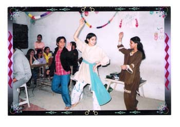 Dance by Students on the eve of new year day