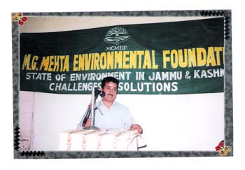 Director of M.C.Mehta Foundation of J and K state encouragin